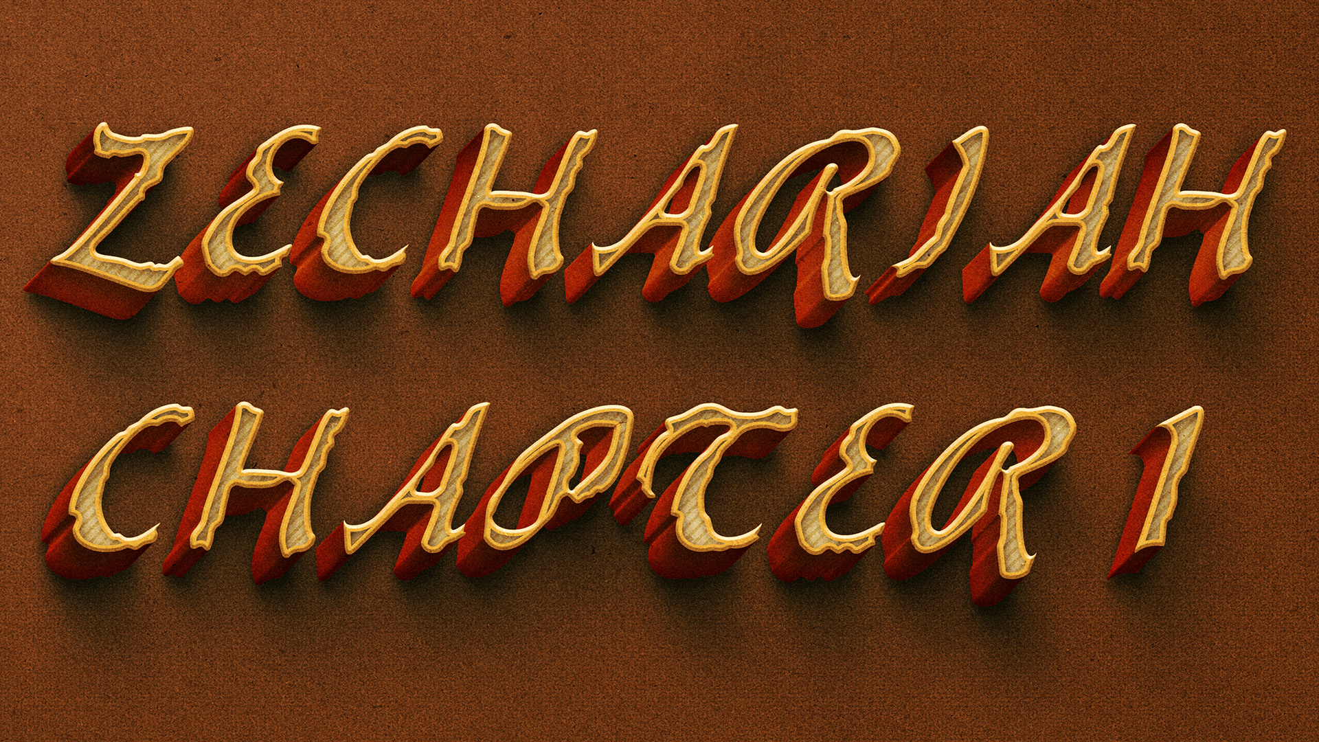 Zechariah 1